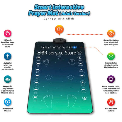 Electronic Interactive Islamic Prayer Mat